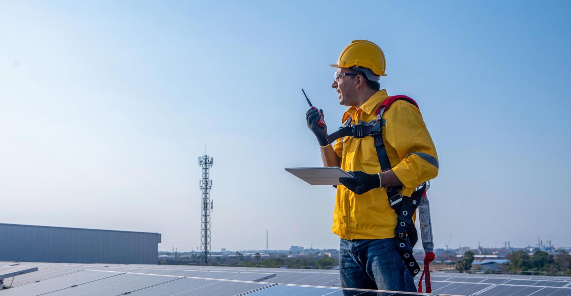 Ingenieur werkt aan energietransitie