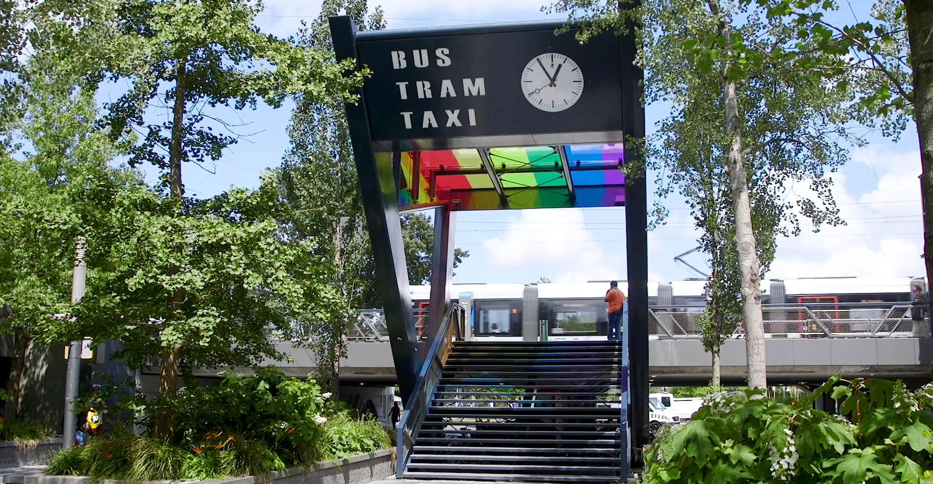 Rainbow Steps in Amsterdam