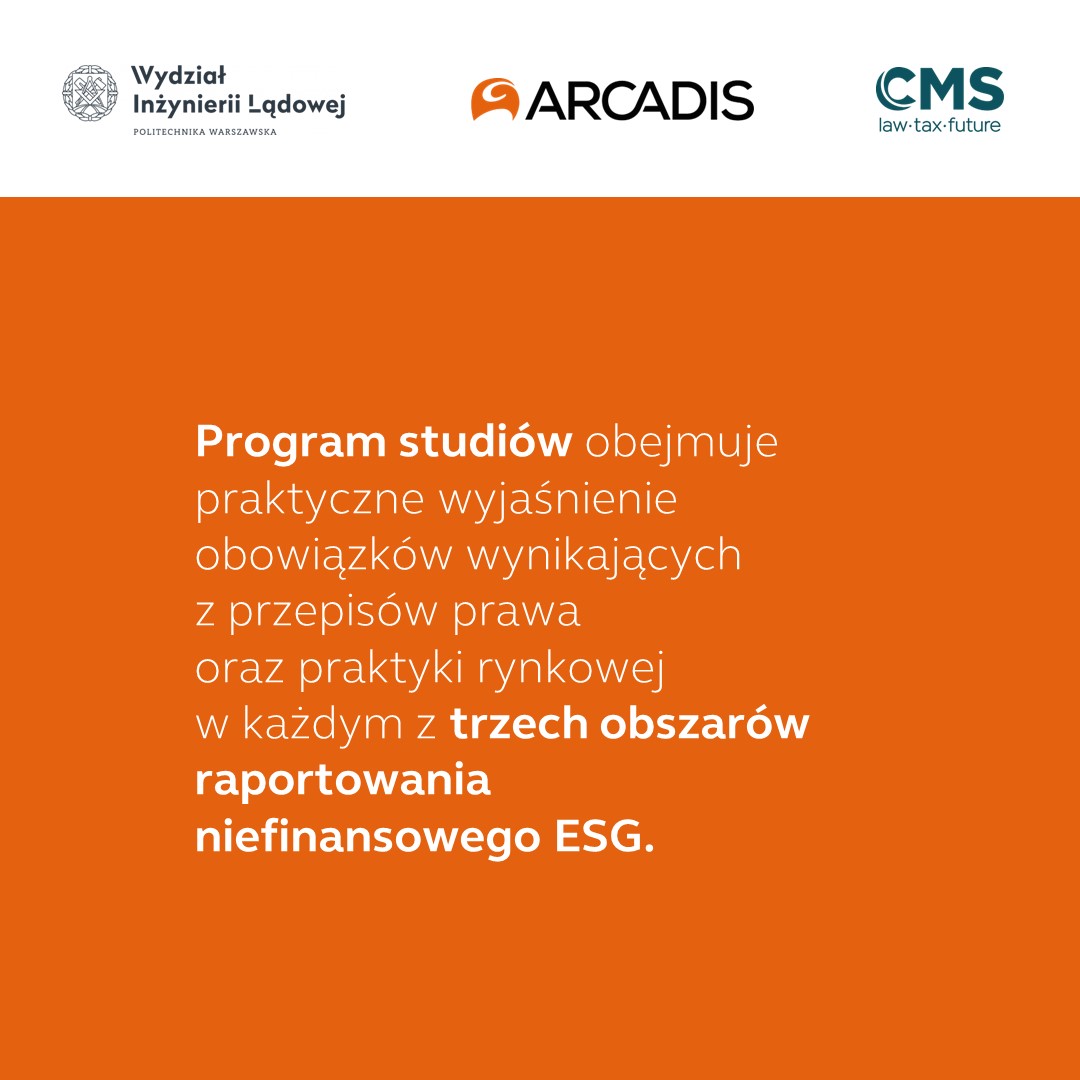 Studia podyplomowe ESG w Budownictwie