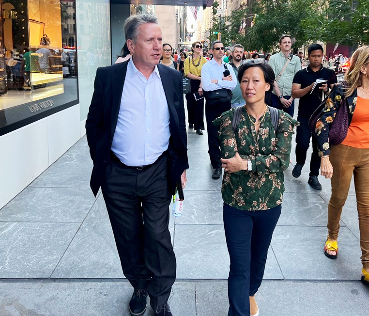 Alan Brookes and Jee Mee Kim-Diaz